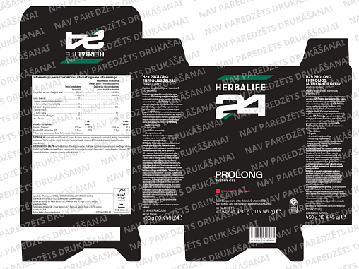 Ekskluzīva un īpaši izstrādāta enerģijas želeja ar zemeņu garšu