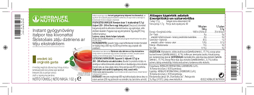 Šķīstošais zāļu dzēriens ar tēju ekstraktiem - oriģinālā garša (102 g)