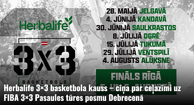 Herbalife 3×3 basketbola kauss – cīņa par ceļazīmi uz FIBA 3×3 Pasaules tūres posmu Debrecenā