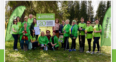 Herbalife Nutrition 20 gadi Latvijā: 18 000 Neatkarīgo partneru un lieliska izaugsme