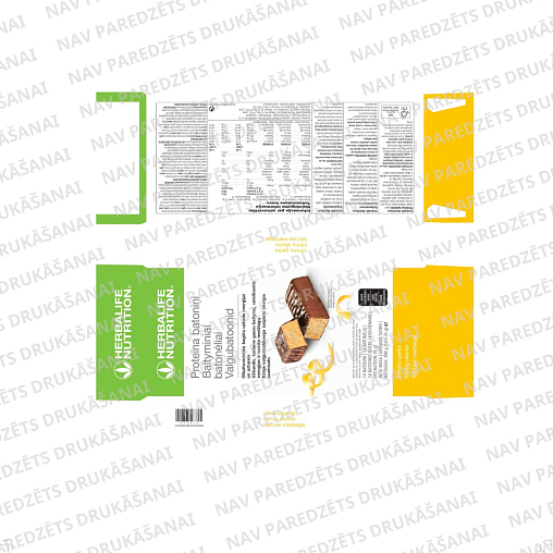 Proteīna batoniņš (ar citrona garšu)